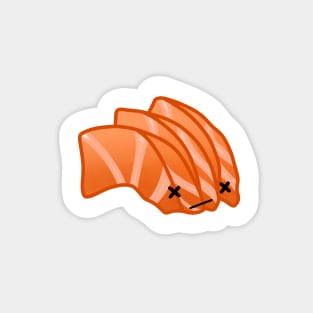 Kawaii Salmon Sashimi Sticker